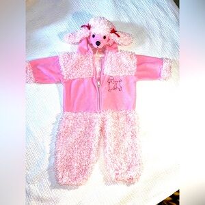 Girls  Pink Puddle Costume  With Ribbons Size 2T For Holidays